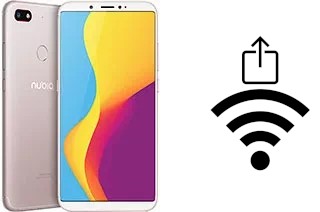 Como gerar um código QR com a senha Wifi em um ZTE nubia V18