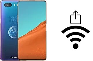 Como gerar um código QR com a senha Wifi em um ZTE nubia X