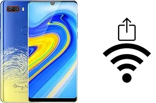 Como gerar um código QR com a senha Wifi em um ZTE nubia Z18