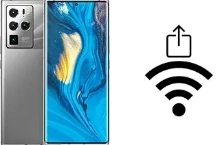 Como gerar um código QR com a senha Wifi em um ZTE nubia Z30 Pro