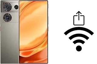 Como gerar um código QR com a senha Wifi em um ZTE nubia Z50 Ultra