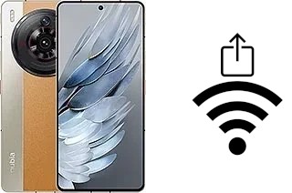 Como gerar um código QR com a senha Wifi em um ZTE nubia Z50S Pro