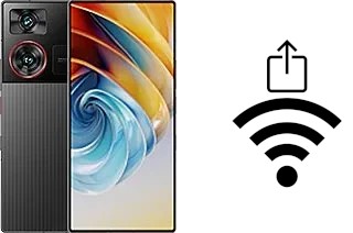 Como gerar um código QR com a senha Wifi em um ZTE nubia Z60 Ultra Leading