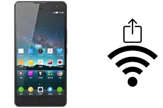 Como gerar um código QR com a senha Wifi em um ZTE nubia Z7 Max