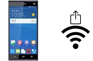 Como gerar um código QR com a senha Wifi em um ZTE Star 1