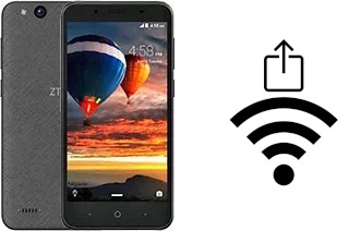 Como gerar um código QR com a senha Wifi em um ZTE Tempo Go