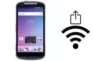 Como gerar um código QR com a senha Wifi em um ZTE Tough Max 2