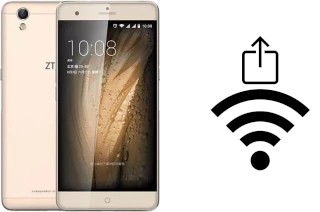 Como gerar um código QR com a senha Wifi em um ZTE Blade V7 Max