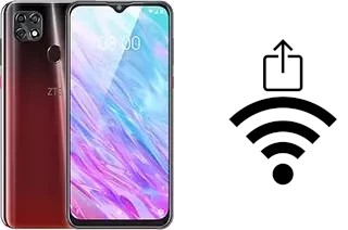 Como gerar um código QR com a senha Wifi em um ZTE Blade 20