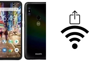 Como gerar um código QR com a senha Wifi em um Zuum Aura X